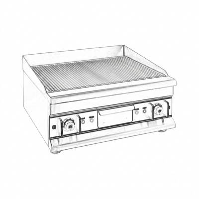 ../frankl24shop/Elektrogrill Tischgerät groß Griddleplatte- 16A